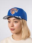 Бейсболка MITCHELL NESS арт. HP10368-NYKBLUE New York Knicks NBA (синий / черный)